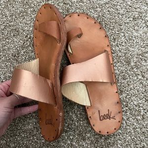 Beek sandals size 8